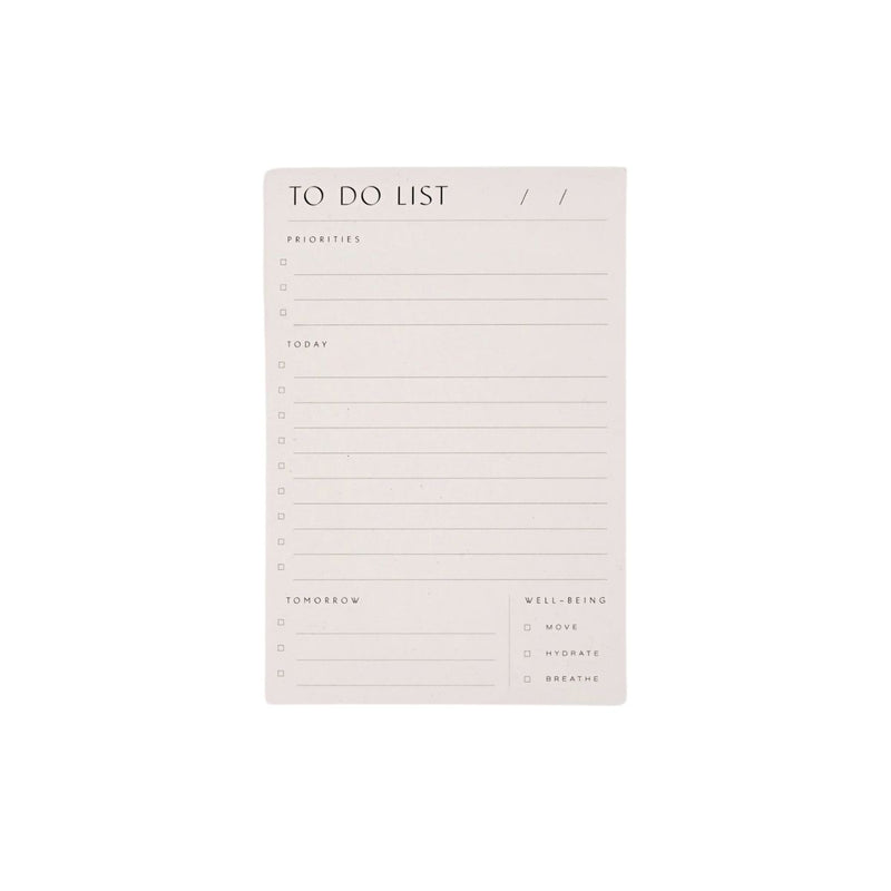 Wilde House Paper - To Do List Pad