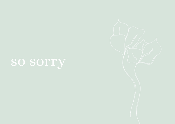 So Sorry