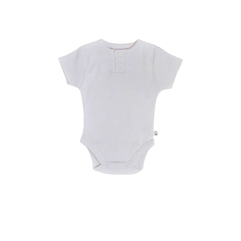 Snuggle Hunny Kids Organic Short Sleeve Bodysuit - Milk