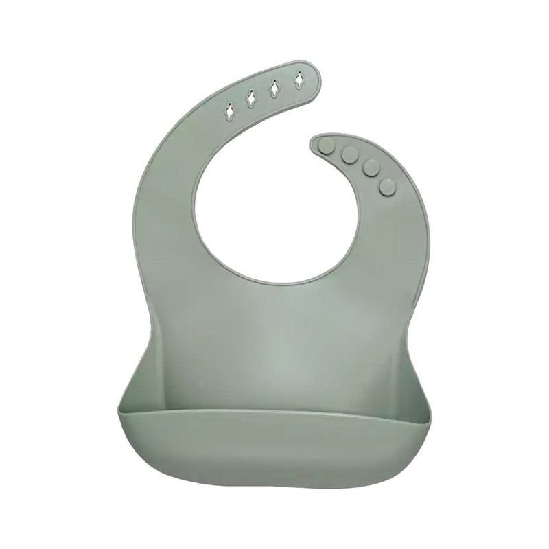 Lion + Lamb The Label Silicon Bib - Sage