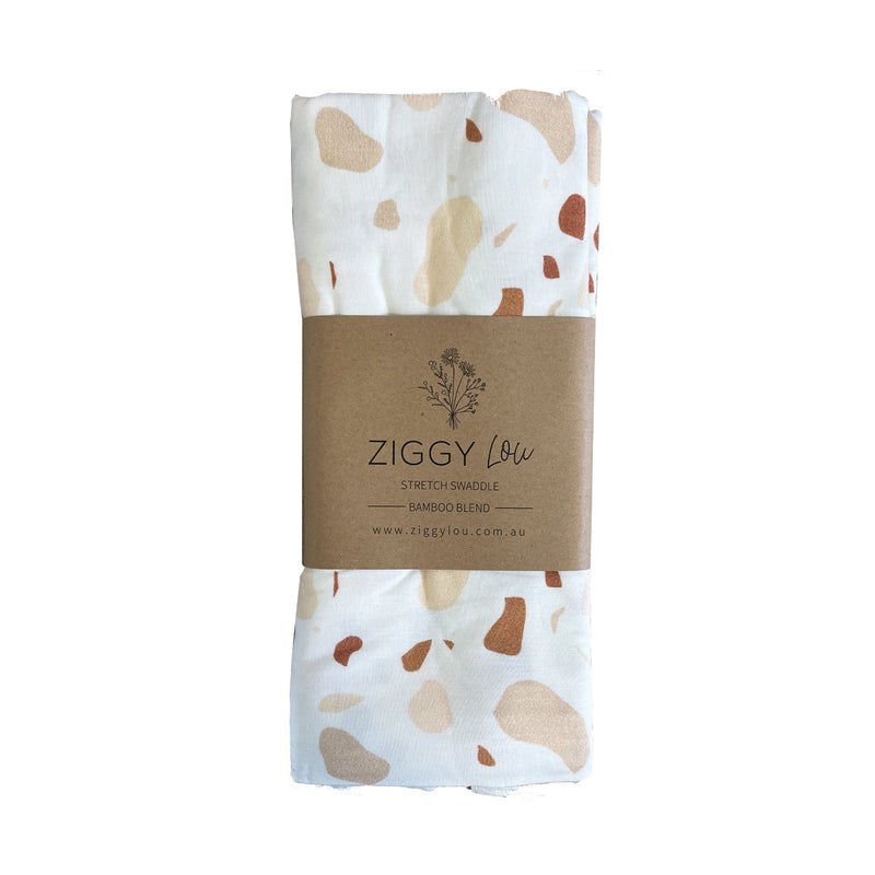 Ziggy Lou Terrazzo Bamboo Stretch Swaddle