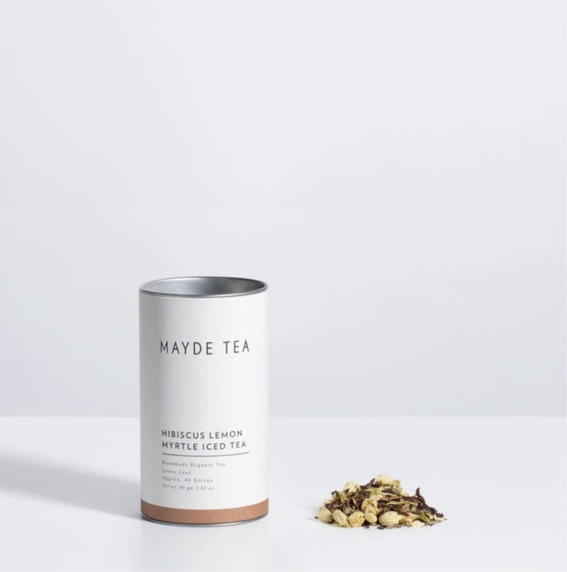 Mayde Tea Hibiscus Lemon Myrtle Iced Tea 80g