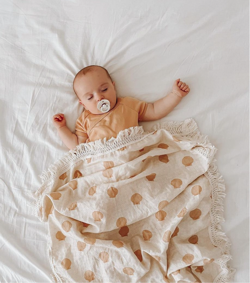 Ziggy Lou Bay Fringe Swaddle